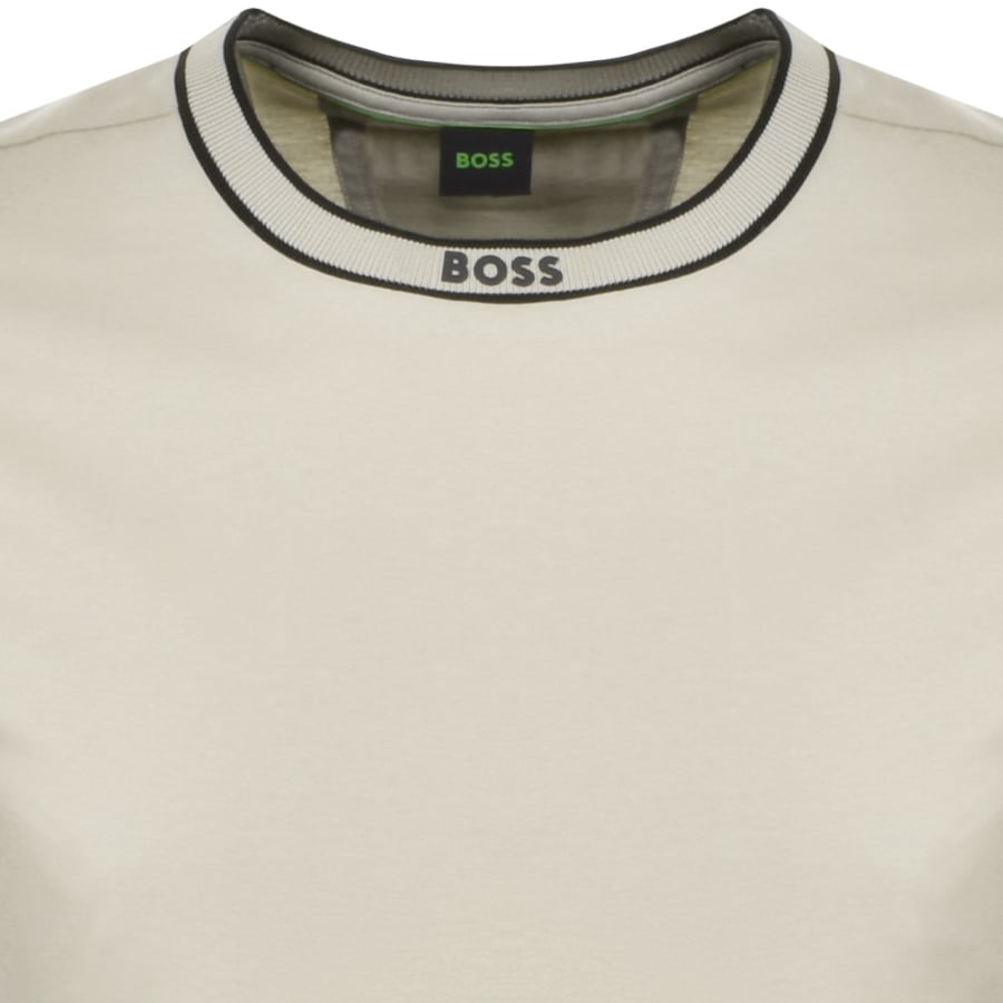 Boss 5 10236129 Short Sleeve T shirt Beige 2XL Man